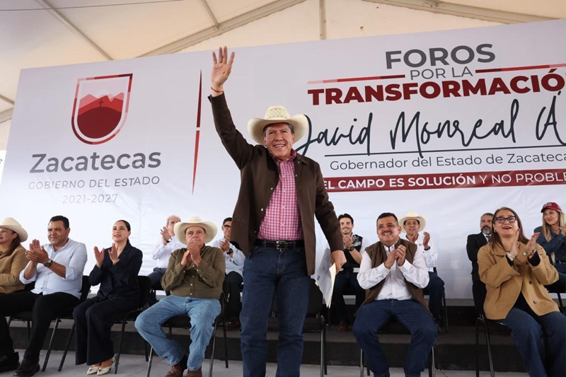 David Monreal anuncia nuevas obras para Río Grande y municipios vecinos